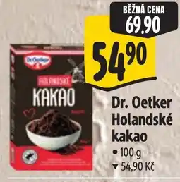 Albert Dr. Oetker holandské kakao nabídka