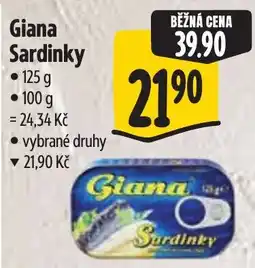 Albert Giana sardinky nabídka