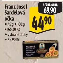 Albert Franz Josef Sardelová očka nabídka