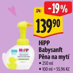 Albert HiPP Babysanft Pěna na mytí nabídka