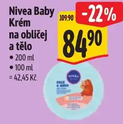 Albert Nivea Baby Krém na obličej a tělo nabídka