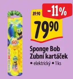 Albert Sponge Bob Zubní kartáček nabídka