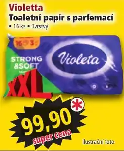 Norma Violetta toaletní papír s parfemací nabídka