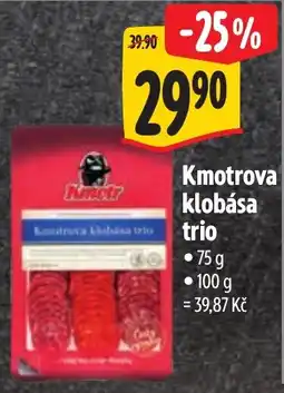 Albert Kmotr kmotrova klobása trio nabídka