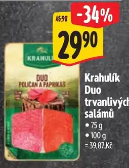 Albert Krahulík Duo trvanlivých salámů nabídka