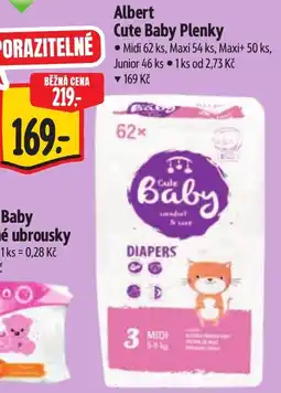 Albert Albert cute baby plenky nabídka