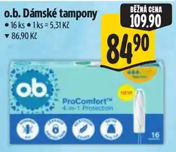 Albert o.b. dámské tampony nabídka