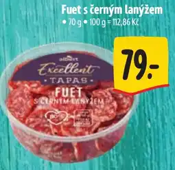 Albert Albert Excellent Tapas Fuet s černým lanýžem nabídka