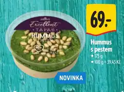 Albert Excellent Tapas Hummus s pestem nabídka