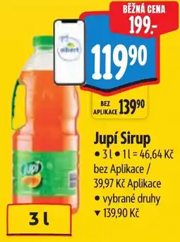 Albert Jupí Sirup nabídka
