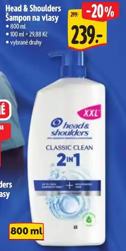 Albert Head & Shoulders šampon na vlasy nabídka