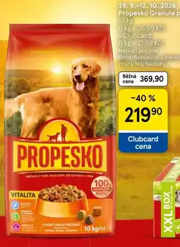 Tesco Propesko Granule pro psy nabídka