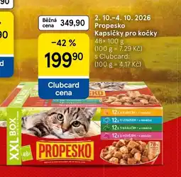 Tesco Propesko kapsičky pro kočky nabídka