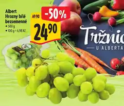 Albert Albert hrozny bílé bezsemenné nabídka