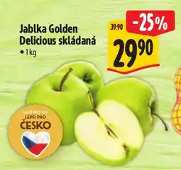 Albert Jablka Golden Delicious skládaná nabídka