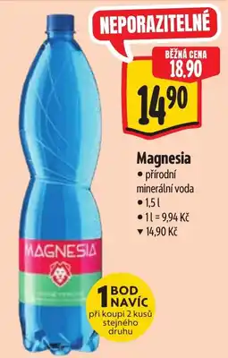 Albert Magnesia přírodní minerální voda nabídka