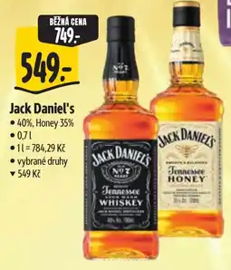 Albert Jack Daniel's Tennessee Honey nabídka