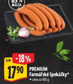 Albert Premium farmářské špekáčky nabídka