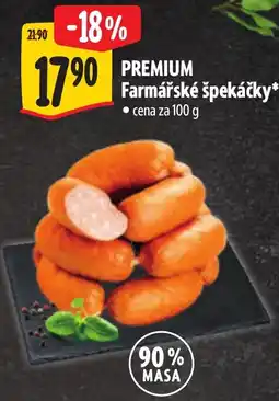 Albert Premium farmářské špekáčky nabídka