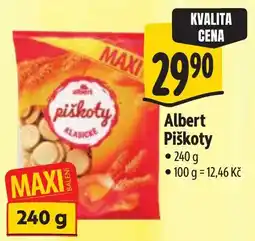 Albert Albert Piškoty nabídka