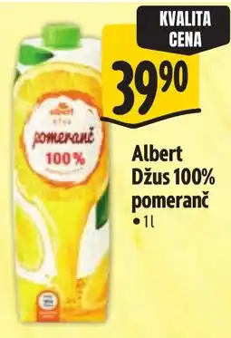Albert Albert Džus 100% pomeranč nabídka