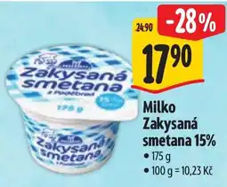 Albert Milko Zakysaná smetana 15% nabídka