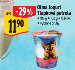Albert Olma Jogurt Tlapková patrola nabídka
