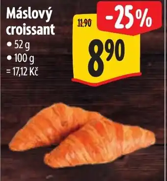 Albert Máslový croissant nabídka