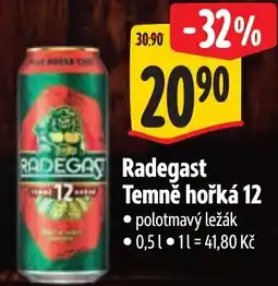 Albert Radegast Temně hořká 12 nabídka