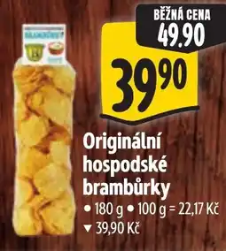 Albert Blokostat originální hospodské brambůrky nabídka