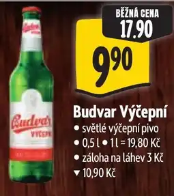 Albert Budvar Výčepní nabídka