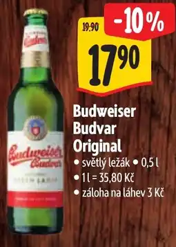 Albert Budweiser Budvar Original nabídka