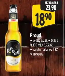 Albert Proud světlý ležák nabídka