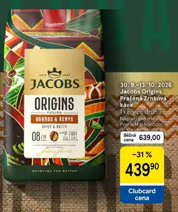 Tesco Jacobs Origins nabídka