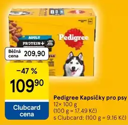 Tesco Pedigree kapsičky pro psy nabídka