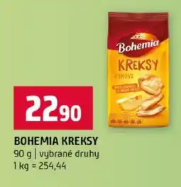 Terno Bohemia kreksy sýrové nabídka