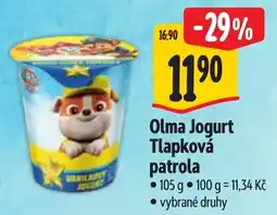 Albert Olma Jogurt Tlapková patrola nabídka