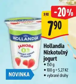 Albert Hollandia nízkotučný jogurt nabídka