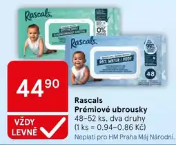 Tesco Rascals prémiové ubrousky nabídka