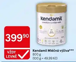 Tesco Kendamil Mléčná výživa nabídka