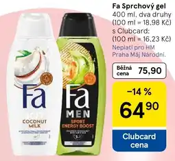 Tesco Fa sprchový gel nabídka