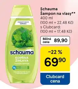 Tesco Schauma šampon na vlasy nabídka