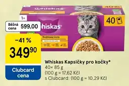 Tesco Whiskas Kapsičky pro kočky nabídka