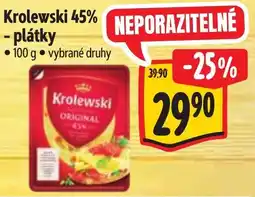 Albert Krolewski plátky nabídka