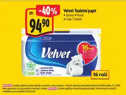 Albert Velvet toaletní papír nabídka