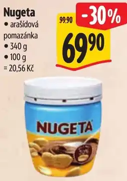 Albert Nugeta arašidová pomazánka nabídka