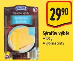 Albert Madeta sýrařův výběr nabídka