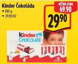 Albert Kinder Čokoláda nabídka
