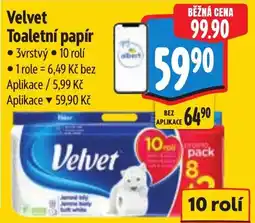 Albert Velvet toaletní papír nabídka