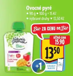 Albert Nature's Promise Bio Ovocné pyré nabídka